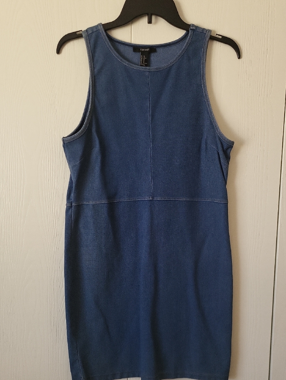 Forever 21 Blue Denim Tank Dress